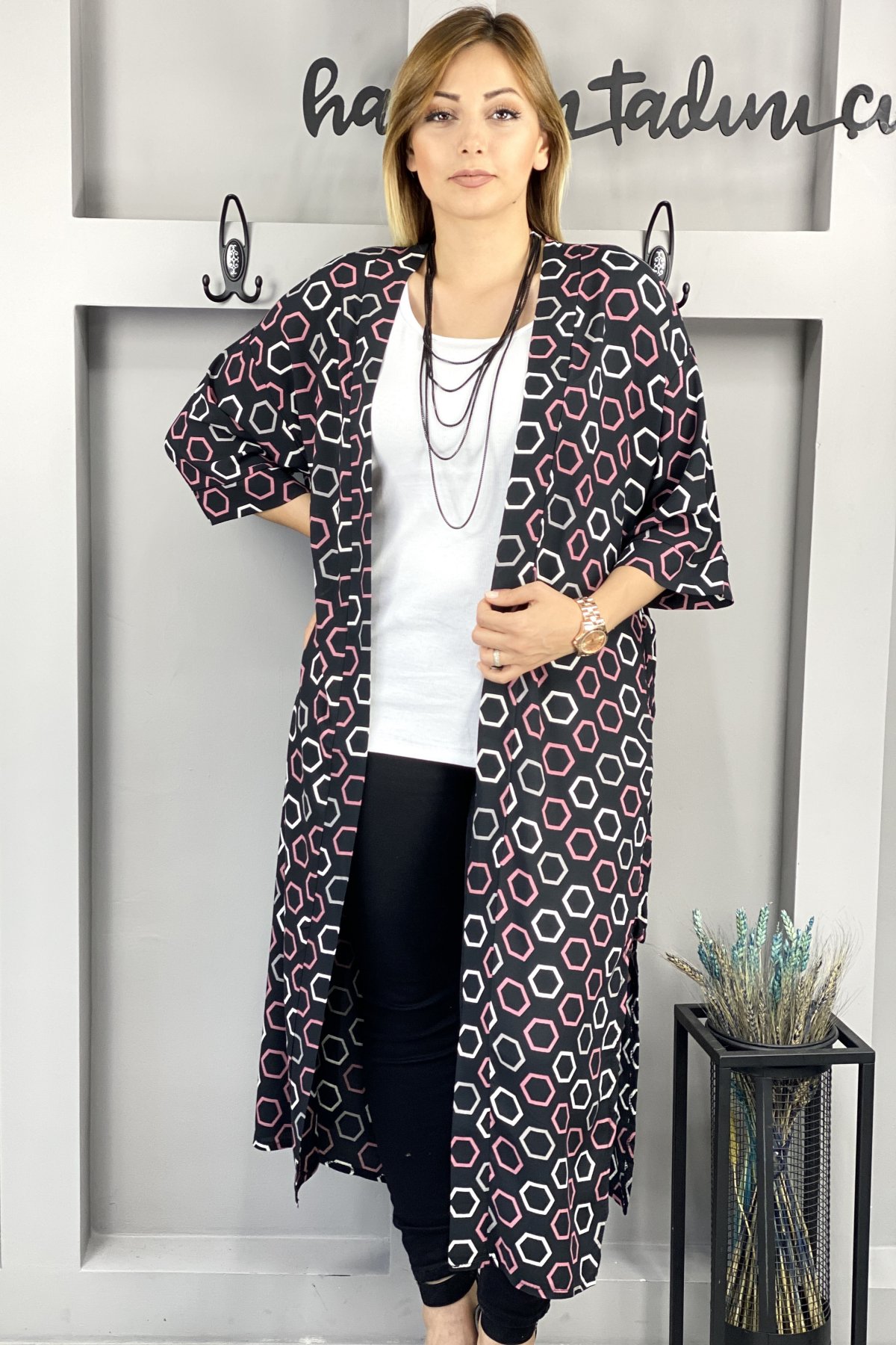 Geometri Desen Kimono 