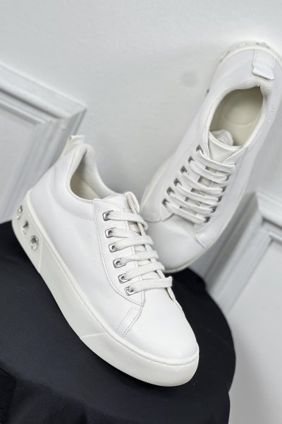 Cow Leather Ladies Sneakers | Genuine Leather Sneakers | Women's Leather  Sneakers - Flats - Aliexpress